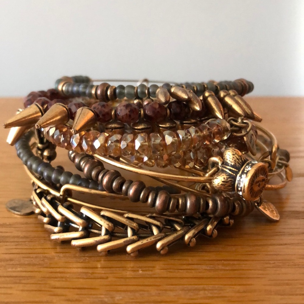 Alex and Ani Bracelet Set